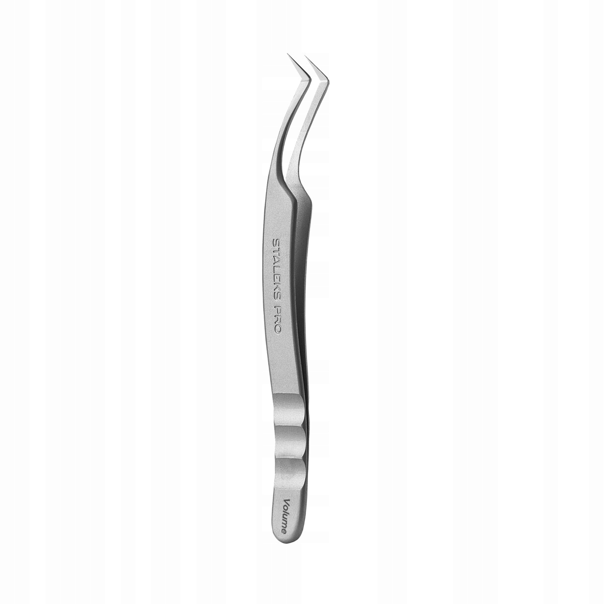 Pęseta do rzęs Staleks Pro Expert TE-41/2 srebrna