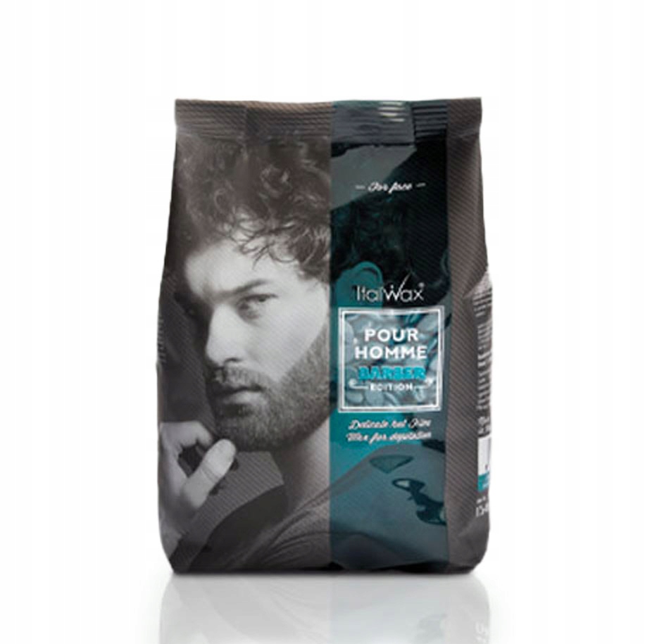 Wosk do depilacji w dropsach ItalWax 500 g POUR HOMME Barber edition