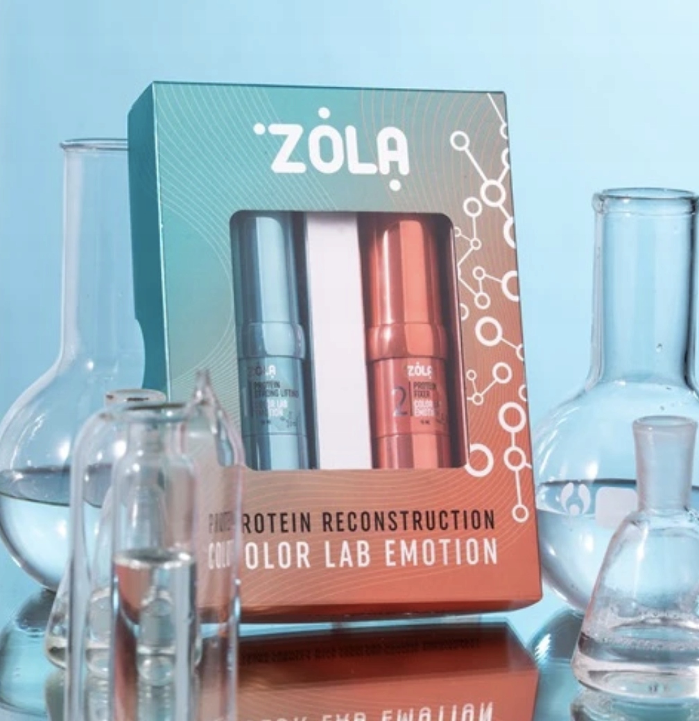 ZOLA Color Lab EMOTION Zestaw do laminacji brwi i rzęs 10 ml + 10 ml