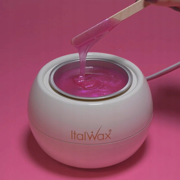 GloWax Cherry Pink depilacja twarzy wąsik wosk twardy 400g ItalWax