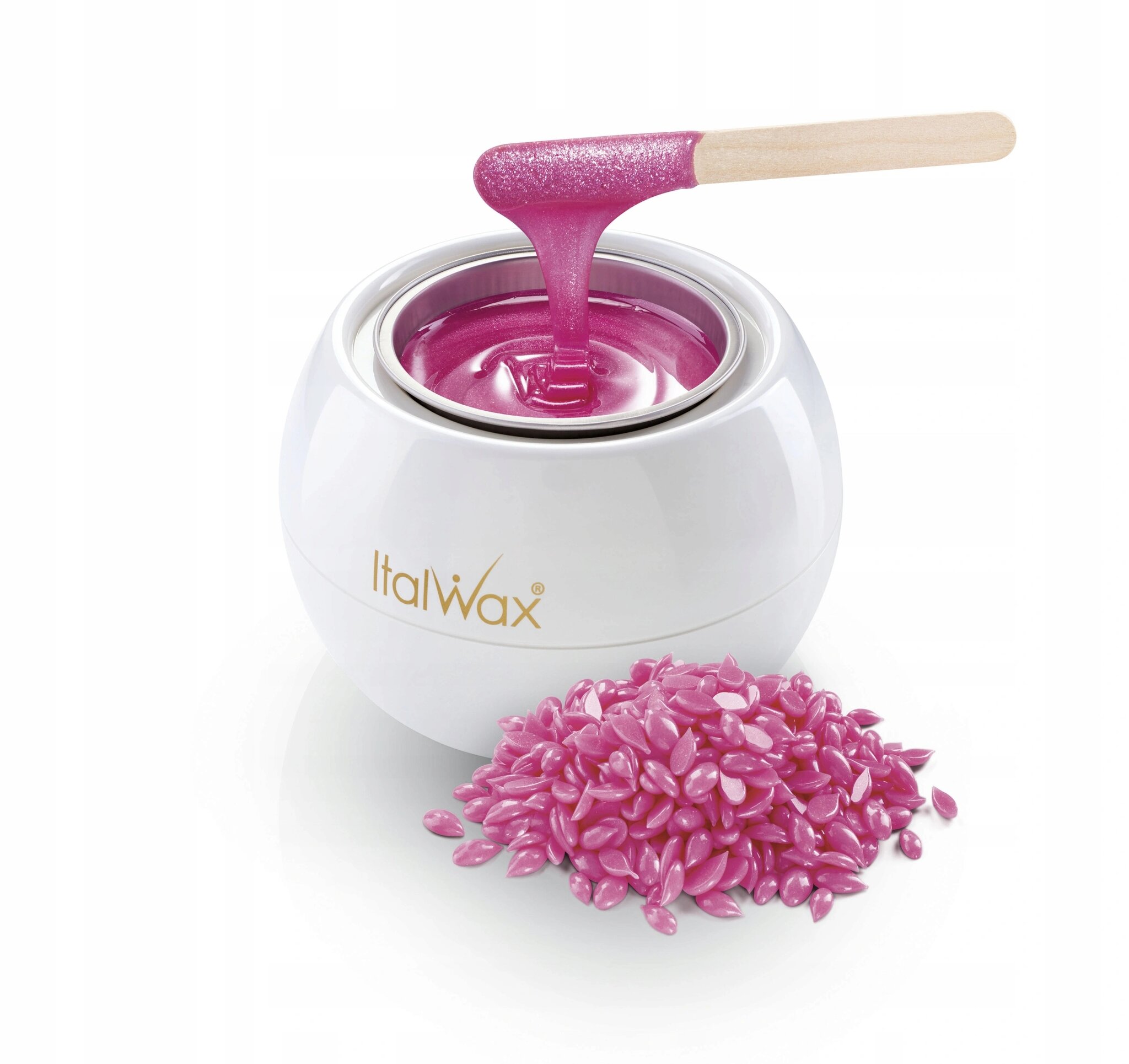 GloWax Cherry Pink depilacja twarzy wąsik wosk twardy 400g ItalWax