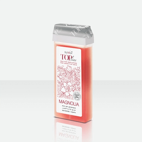 Wosk do depilacji skóry wrażliwej w rolce Top Line Magnolia 100 ml Italwax