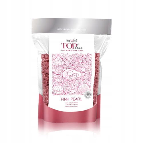 ItalWax Wosk do depilacji twardy w granulkach TOP LINE PINK PEARL 750g