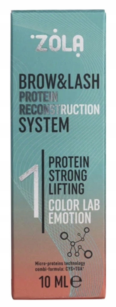 ZOLA Color Lab EMOTION Preparat do laminacji brwi i rzęs Krok 1 10 ml
