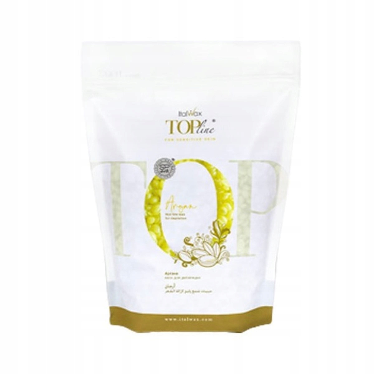 ItalWax Wosk do depilacji twardy w granulkach dropsy TOP LINE ARGAN 750g