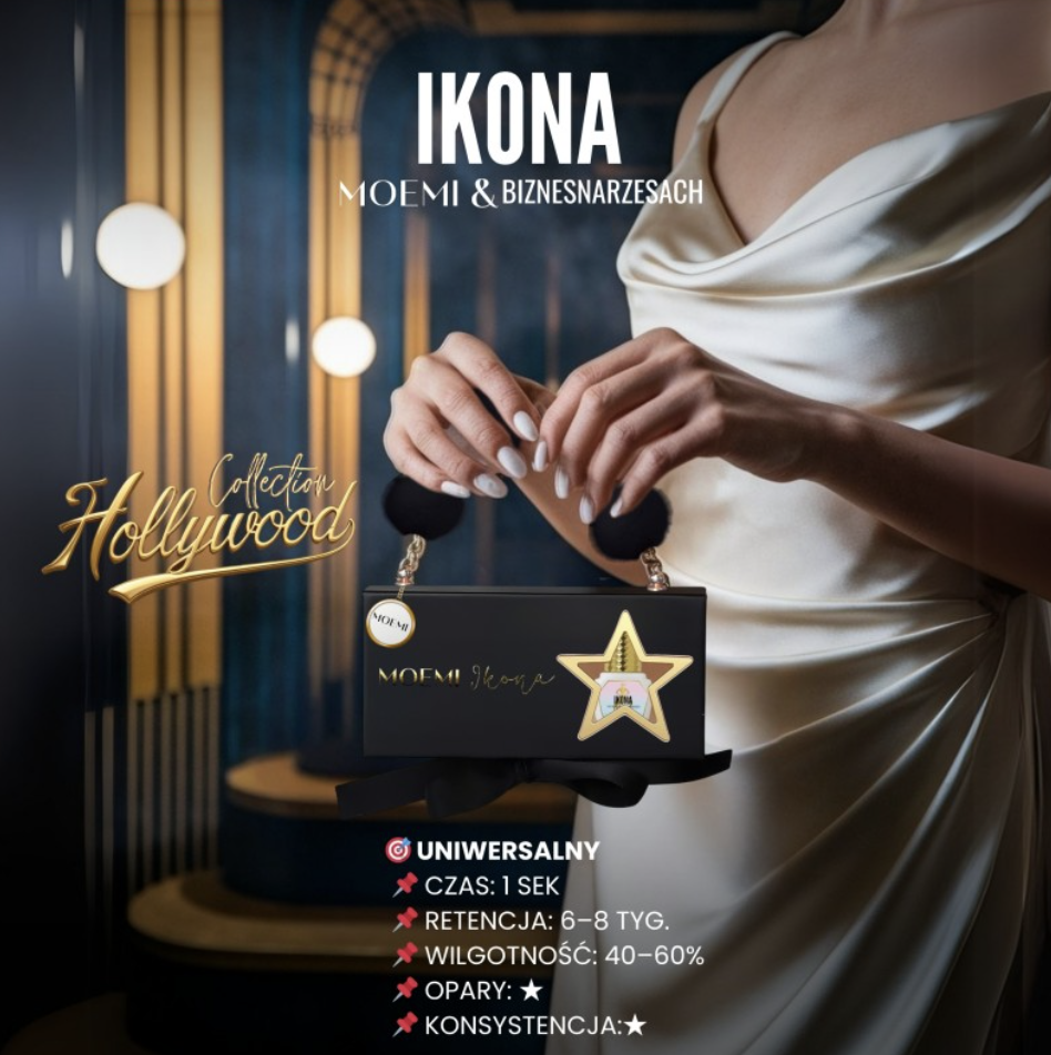 Moemi Ikona 5ml Hollywood – Klej do Przedłużania Rzęs | Jednosekundowy | Niski Opar @biznesnarzesach