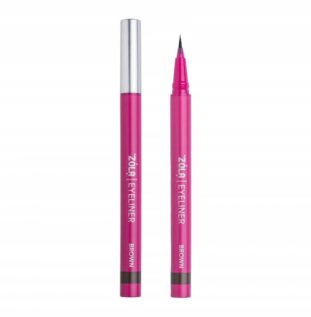 Zola eyeliner w pędzelku brązowy BROWN do stylizacji oka