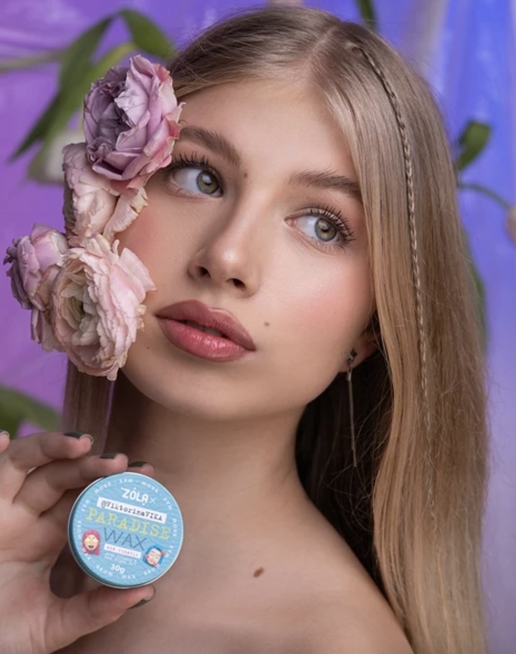 ZOLA x Viktorina Vika Wosk do stylizacji brwi Paradise Wax 30g