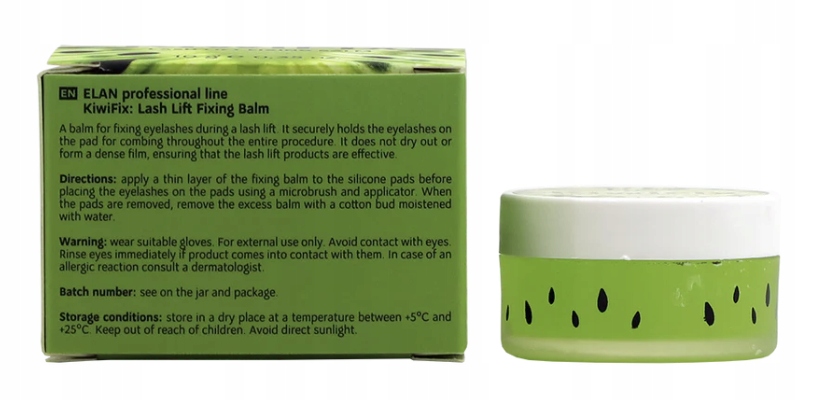 ELAN KiwiFix klej bez kleju lash balm do liftingu rzęs Kiwi Fix 10g