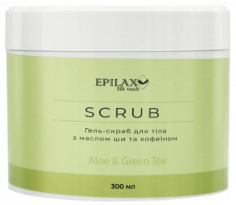 EPILAX Body Scrub do ciała Aloe Green Tea 300ml peeling cukrowy nawilżający