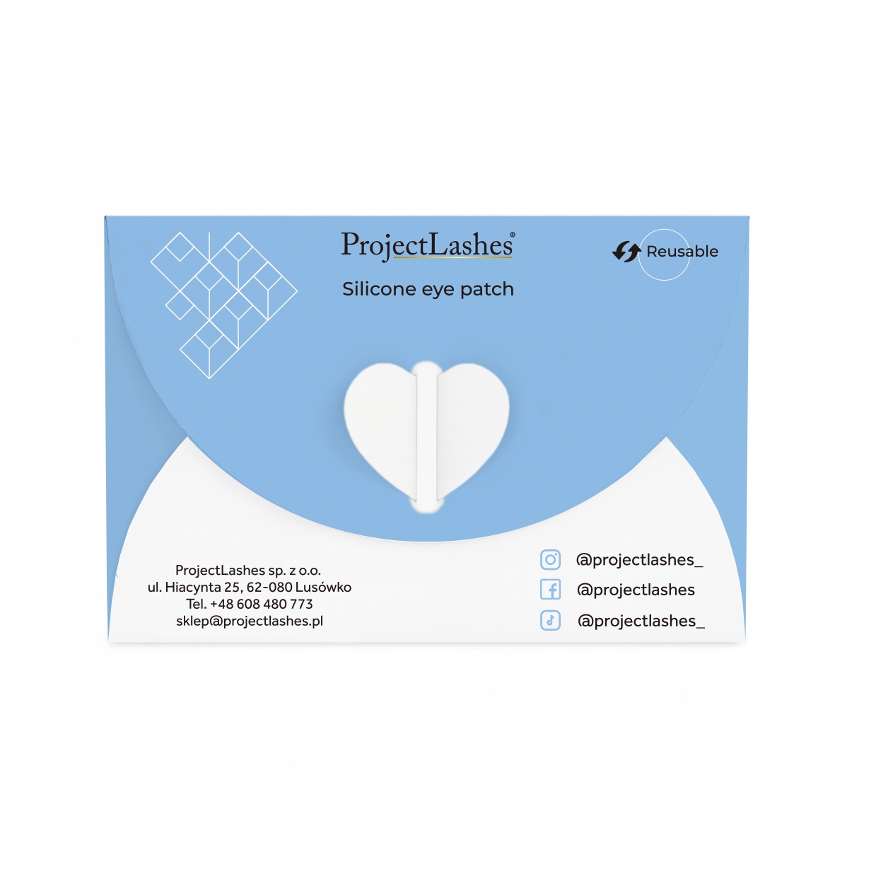 ProjectLashes silikonowe płatki pod oczy do metody UV wielorazowe ochronne