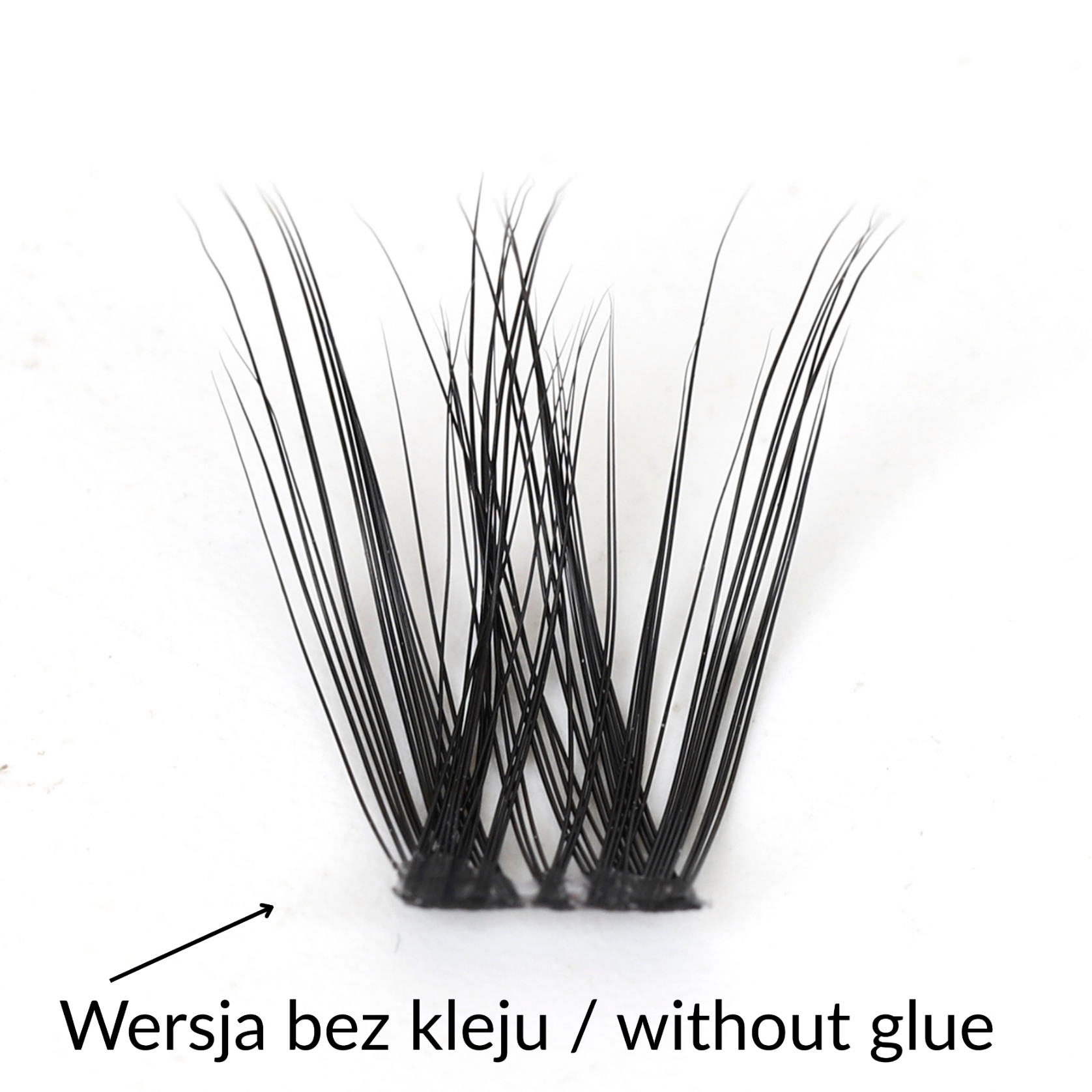 Rzęsy bondingowe ProjectLashes VelvetBond DIY mix 10-12-14mm CLASSIC cluster