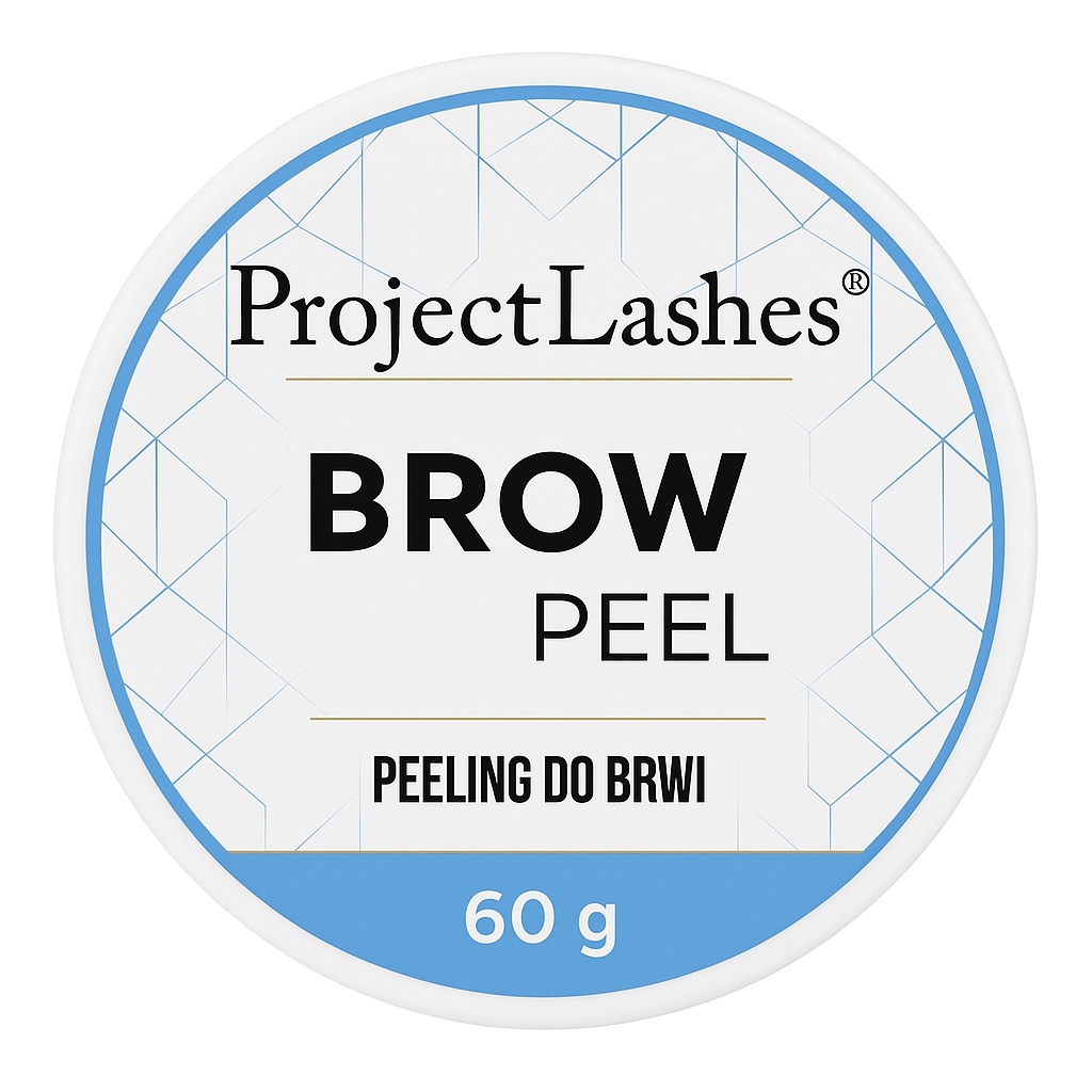 ProjectLashes peeling do brwi Brow scrub 60g różowy vit. E & Panthenol