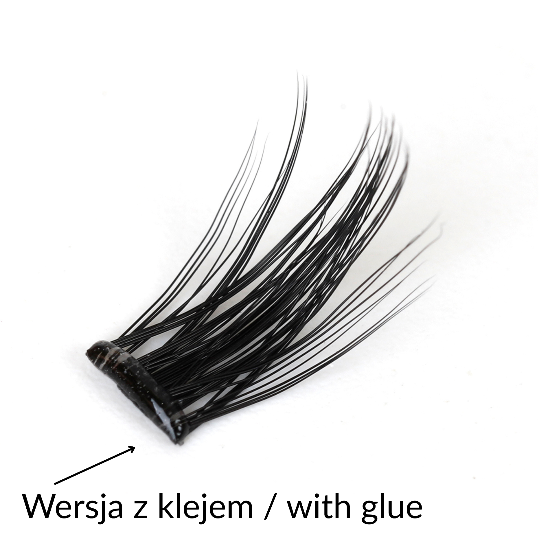 Rzęsy bondingowe ProjectLashes LashFuse DIY mix 10-12-14mm Z KLEJEM cluster