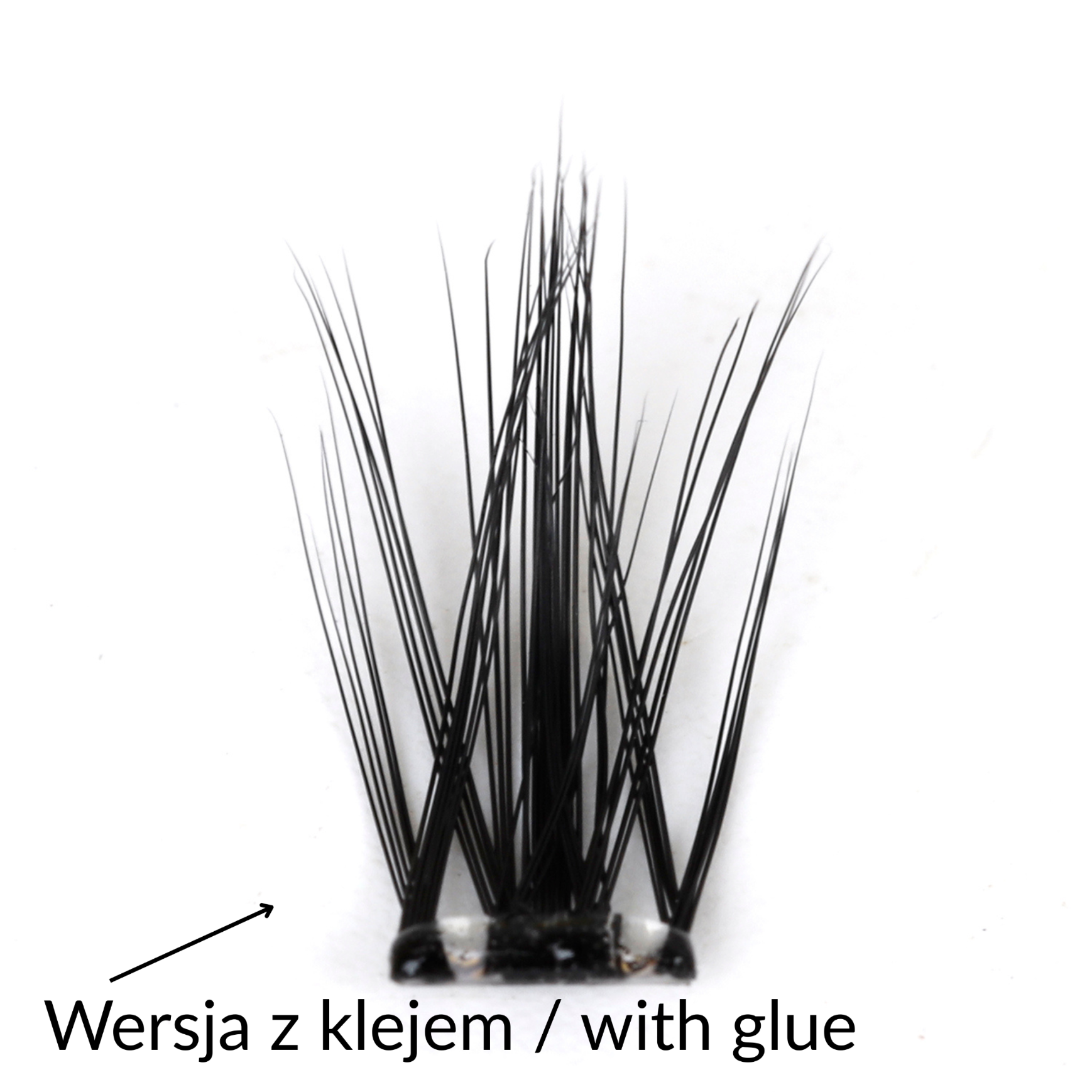 Rzęsy bondingowe ProjectLashes LashFuse DIY mix 10-12-14mm Z KLEJEM cluster