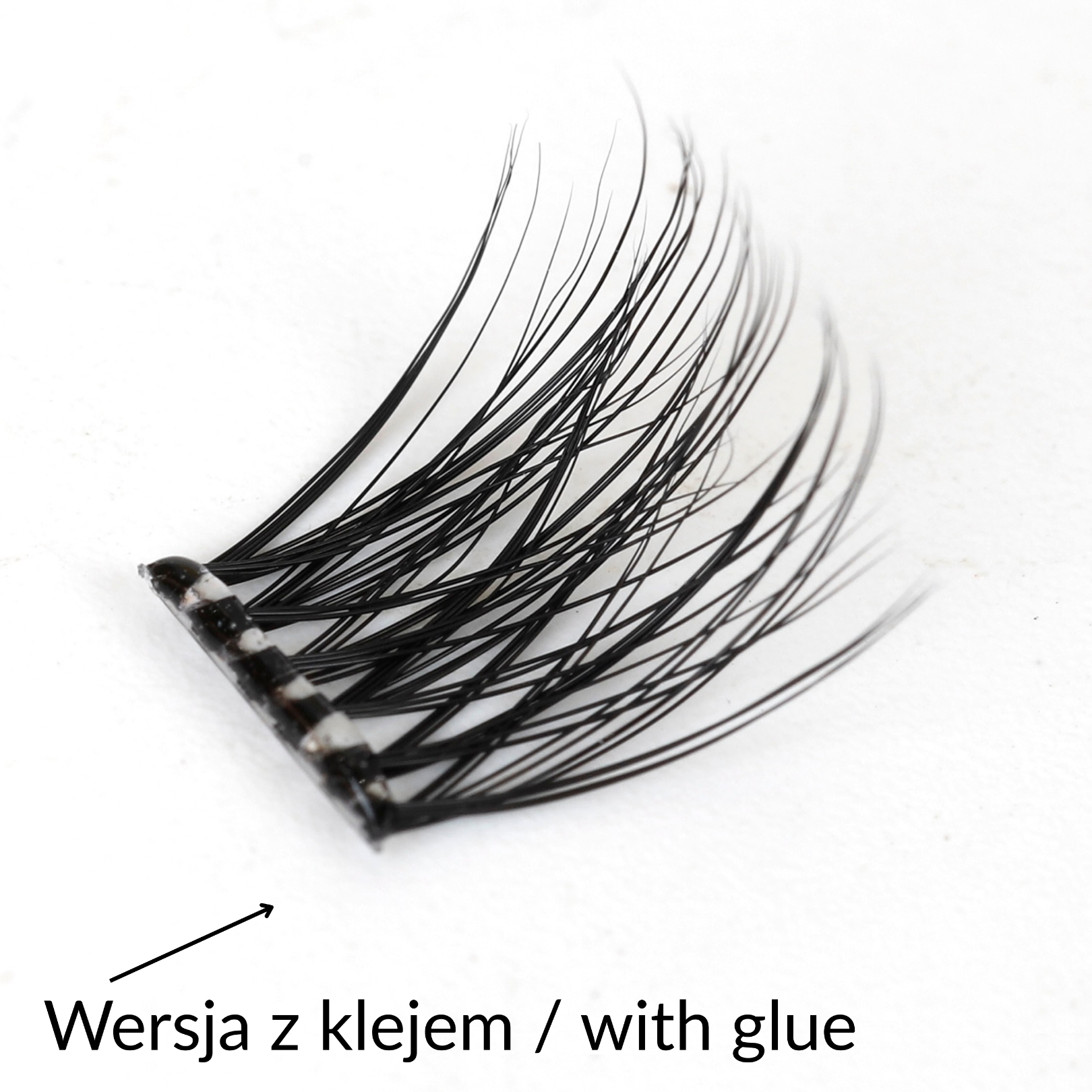 Rzęsy bondingowe ProjectLashes AirLux DIY mix 10-12-14mm Z KLEJEM cluster