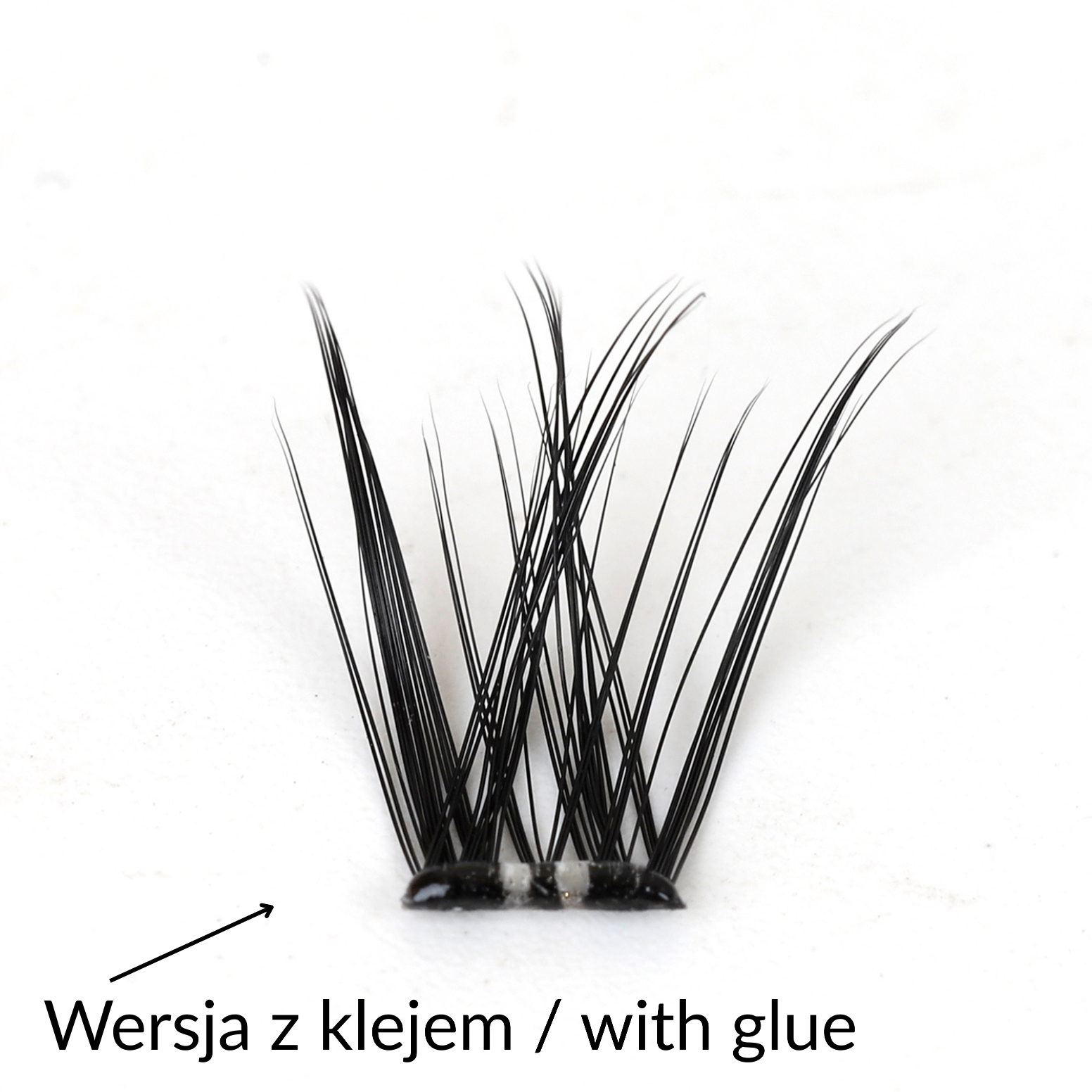 Rzęsy bondingowe ProjectLashes VelvetBond DIY mix 10-12-14mm Z KLEJEM cluster