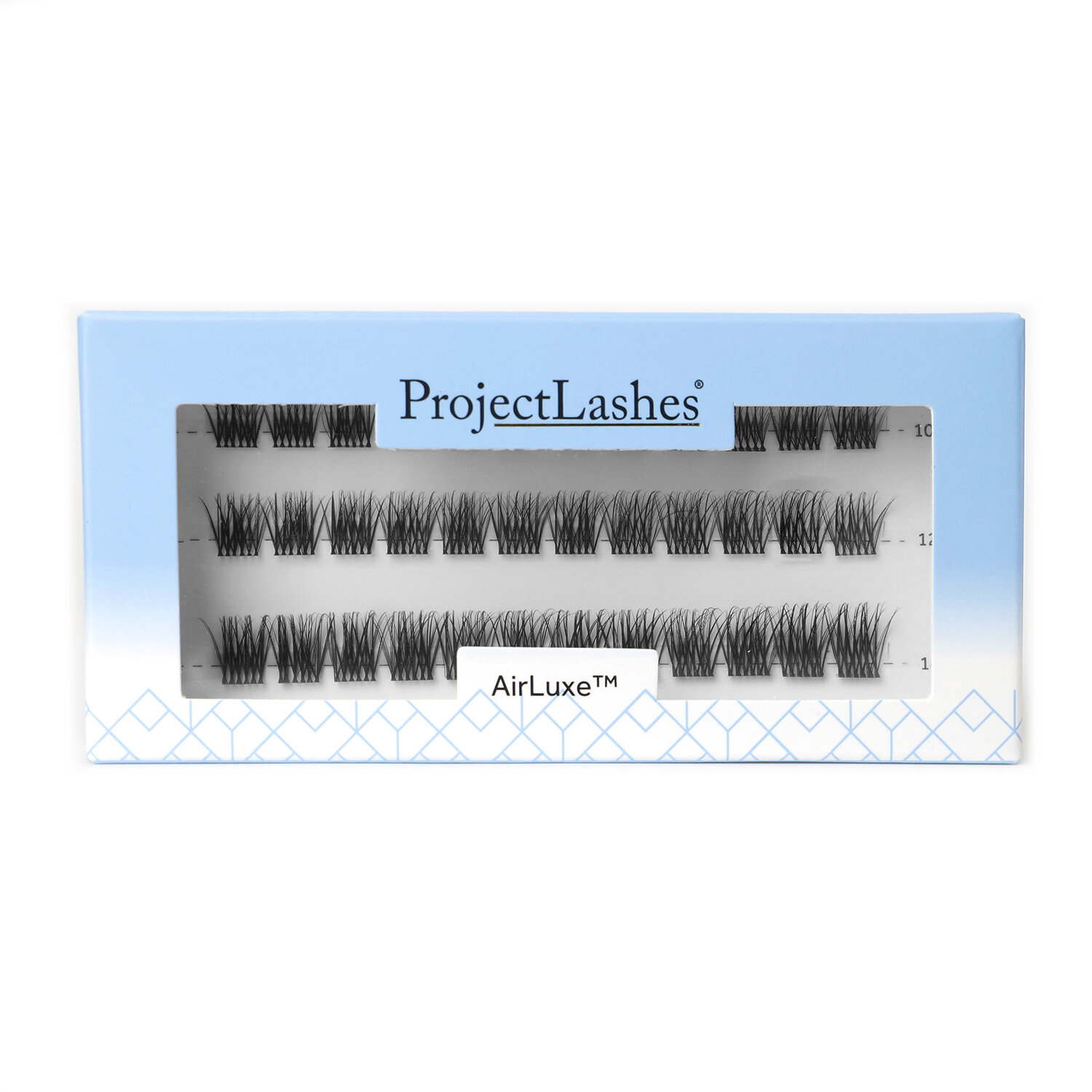 Rzęsy bondingowe ProjectLashes AirLux DIY mix 10-12-14mm CLASSIC cluster