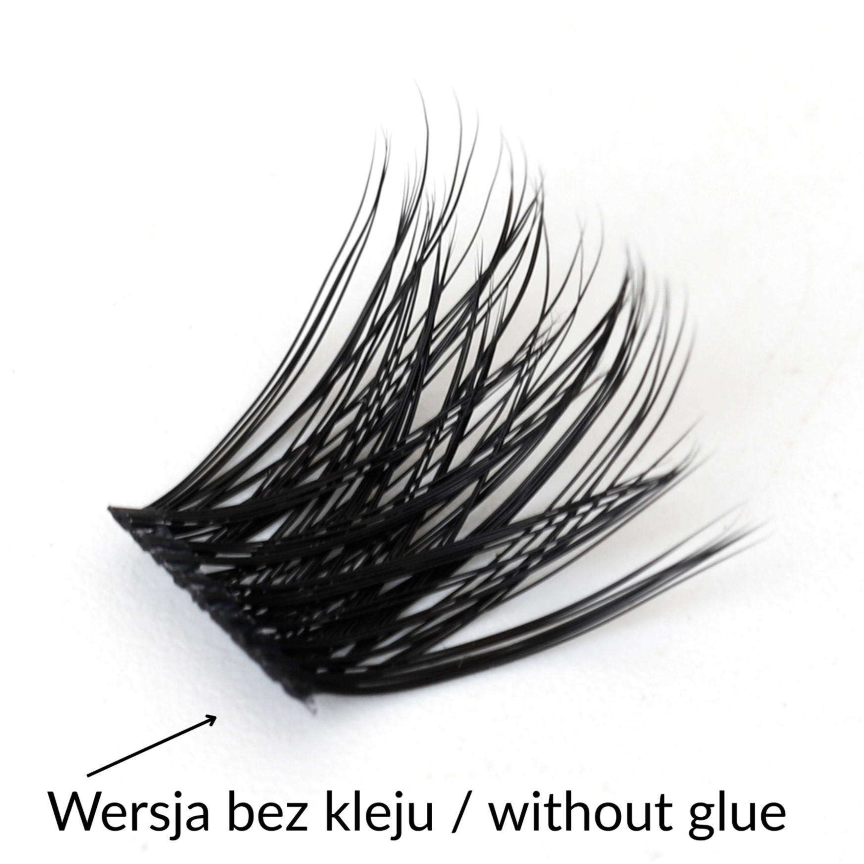Rzęsy bondingowe ProjectLashes InvisiGrip DIY mix 10-12-14mm CLASSIC cluster