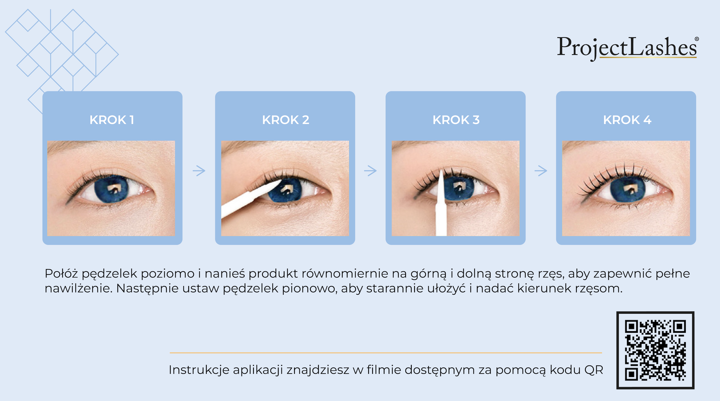 Trendy Effects Gel ProjectLashes X Dominika Jurek Efekt Kim & Wet Rays