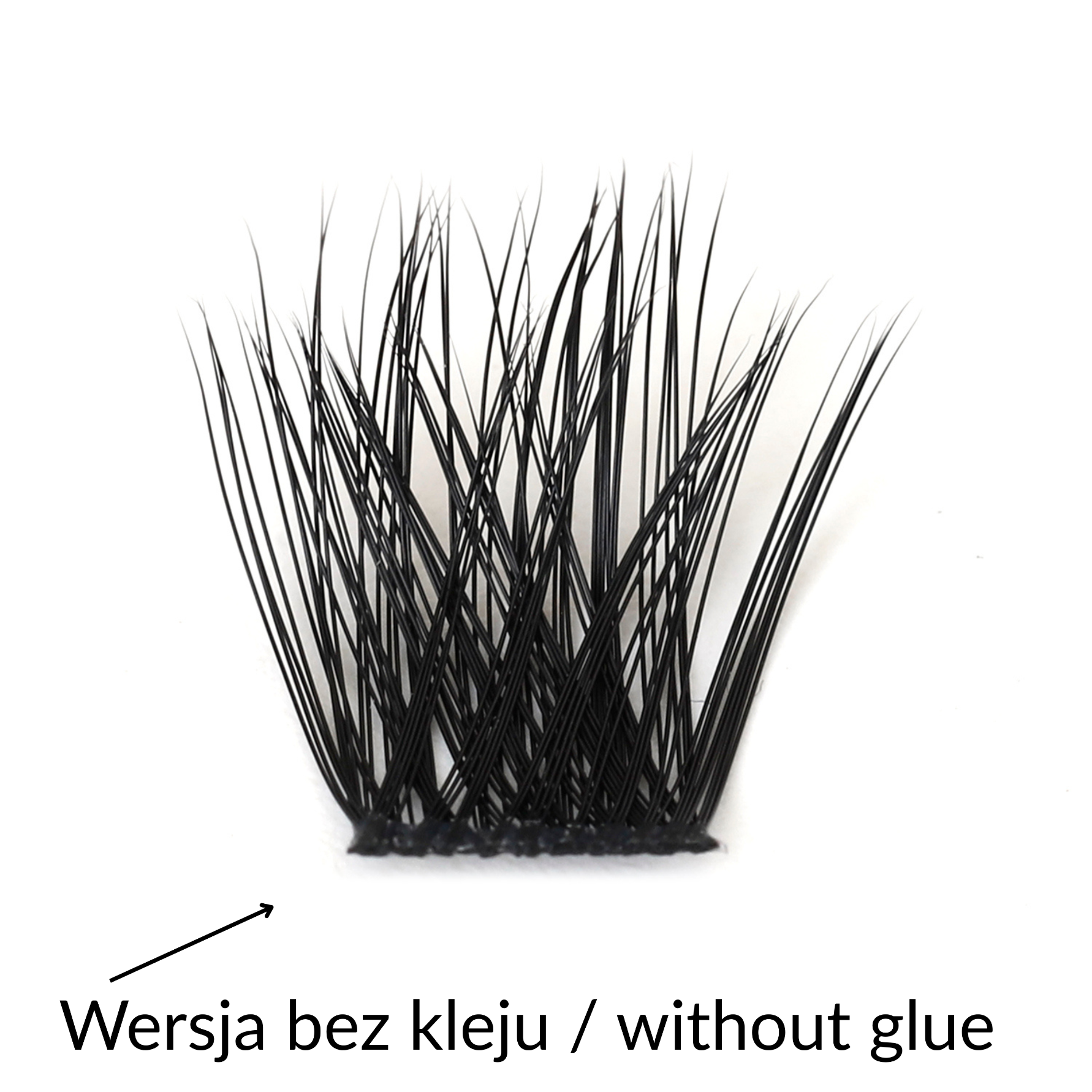 Rzęsy bondingowe ProjectLashes InvisiGrip DIY mix 10-12-14mm CLASSIC cluster