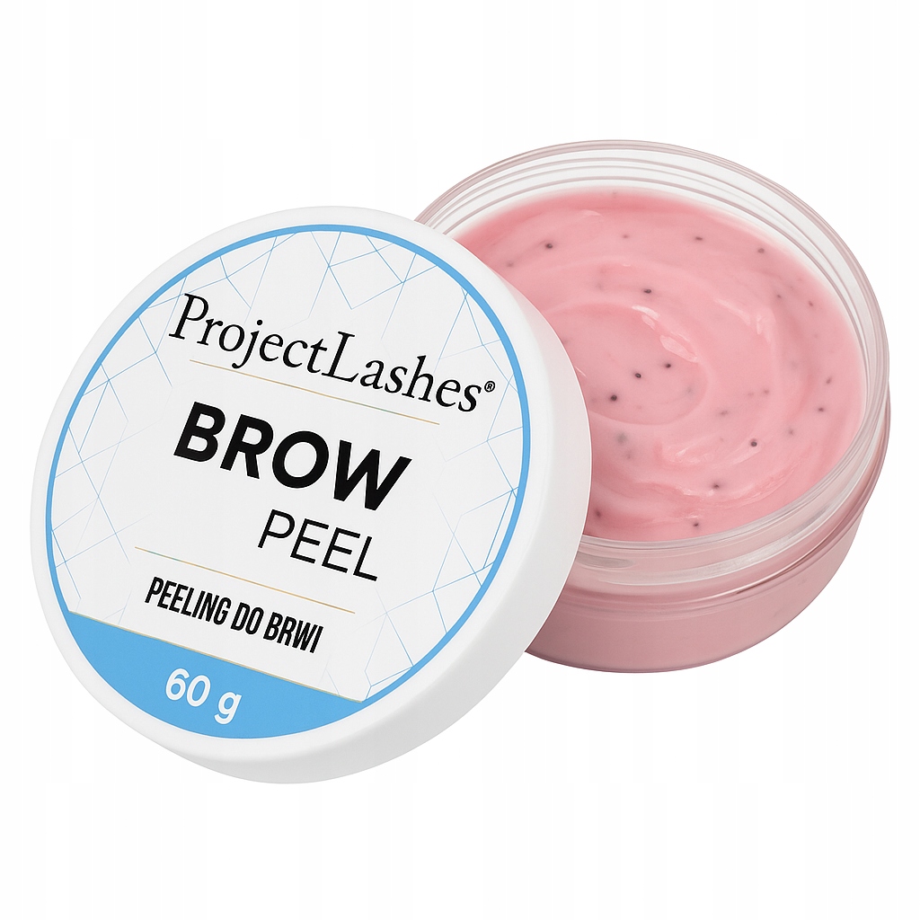 ProjectLashes peeling do brwi Brow scrub 60g różowy vit. E & Panthenol