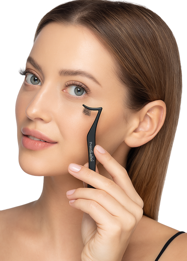 Aplikator rzęs bondingowych ProjectLashes pęseta DIY Cluster Lashes