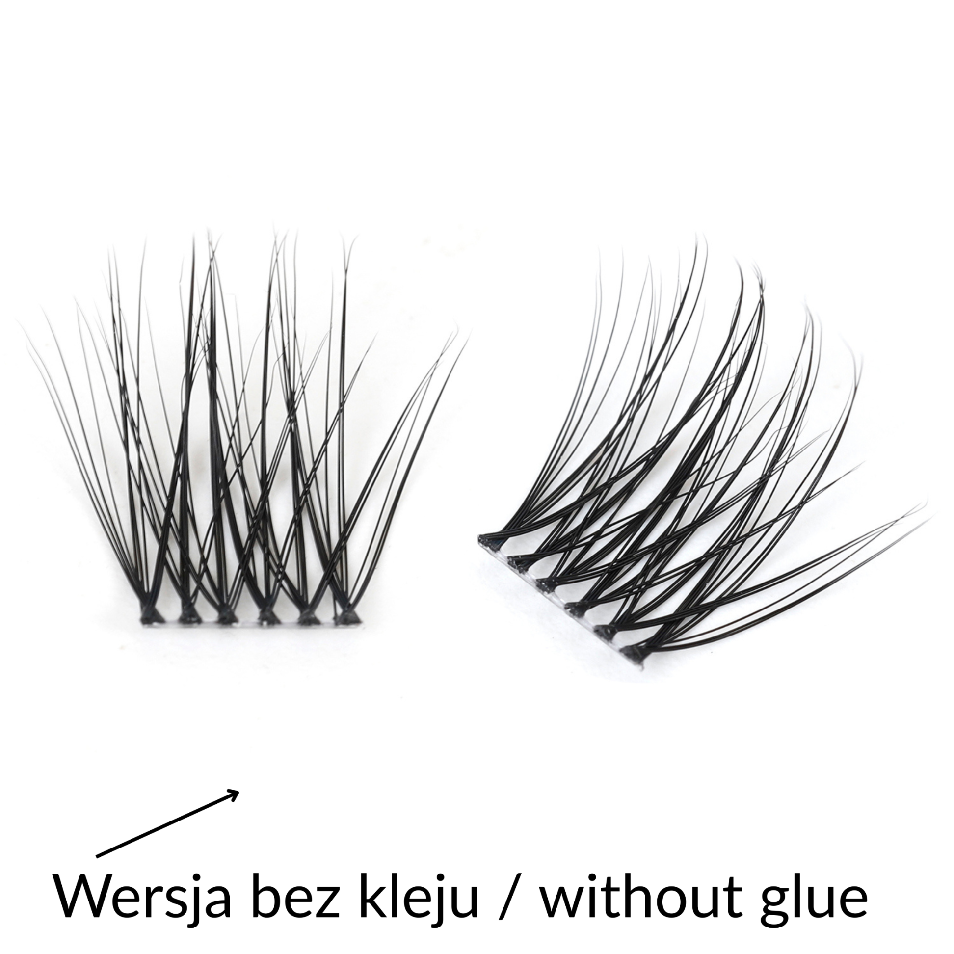 Rzęsy bondingowe ProjectLashes AirLux DIY mix 10-12-14mm CLASSIC cluster