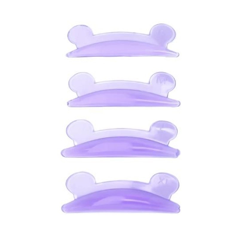 Silikonowe wałeczki wałki do liftingu rzęs ProjectLashes Violet Mice 4 pary