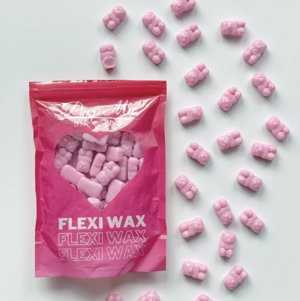 Flexi Wax elastyczny twardy wosk RÓŻANY Pimp My Brows