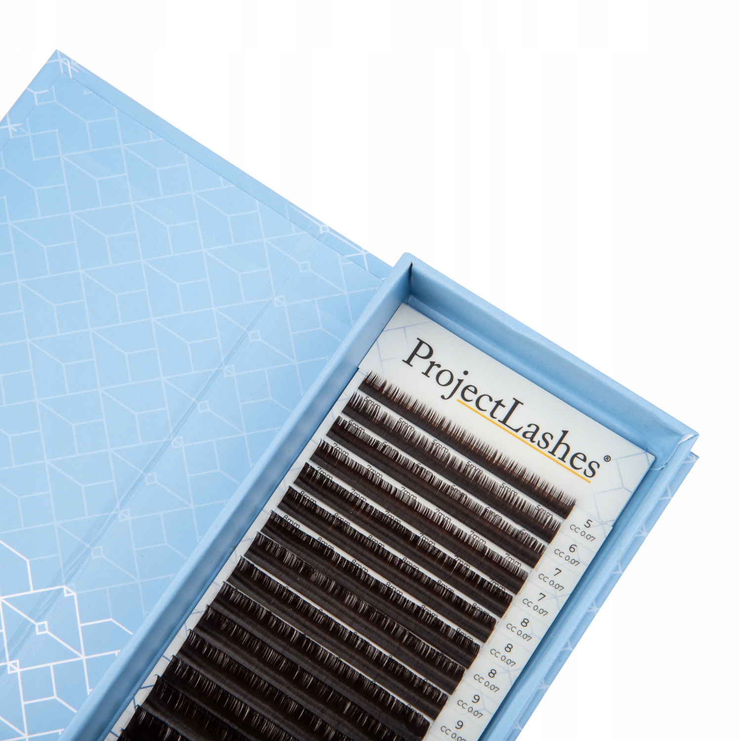 Rzęsy Project Lashes L 0,07 6 mm CIEMNY brąz Espresso