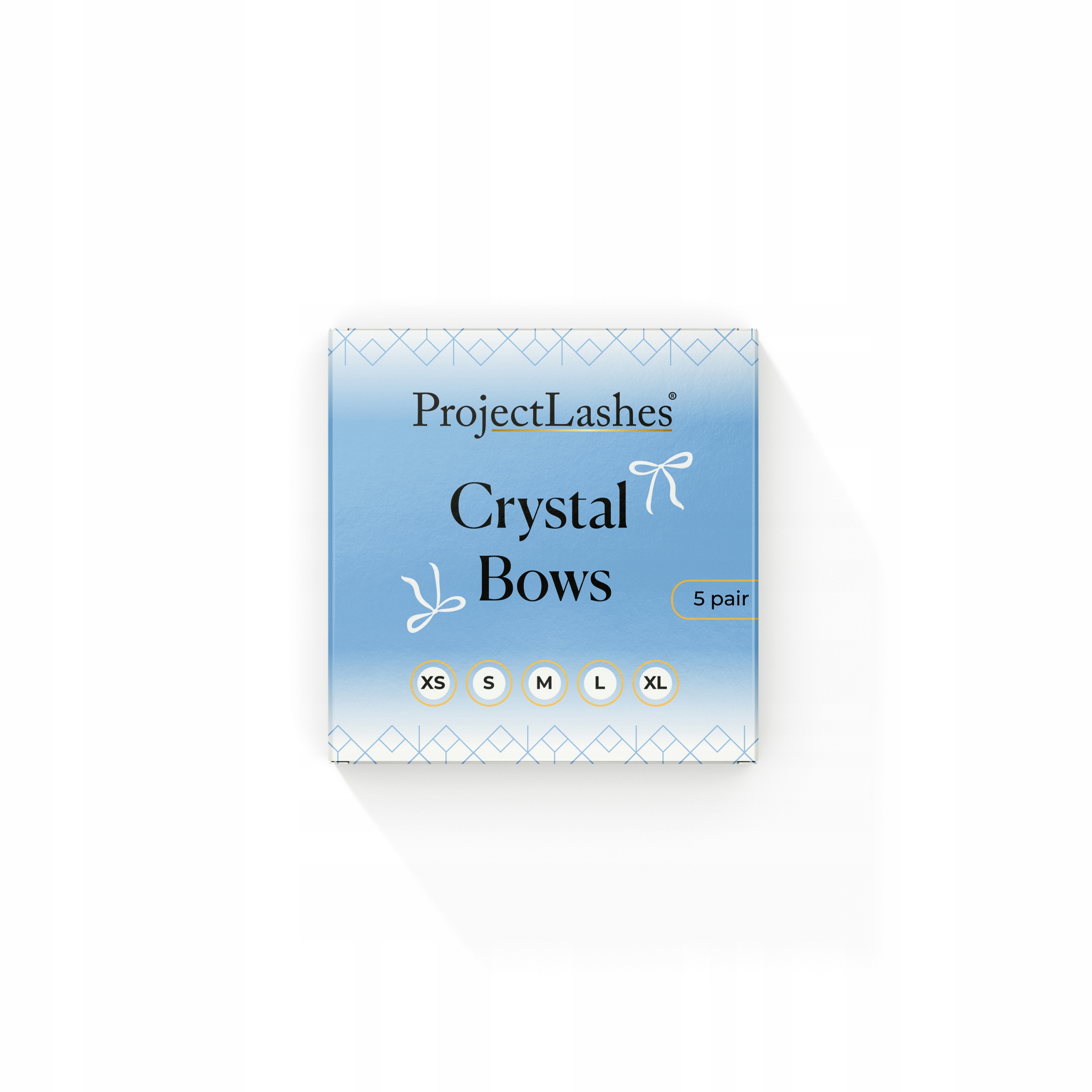 Silikonowe wałeczki wałki do liftingu rzęs ProjectLashes Cristal Bows 5 par