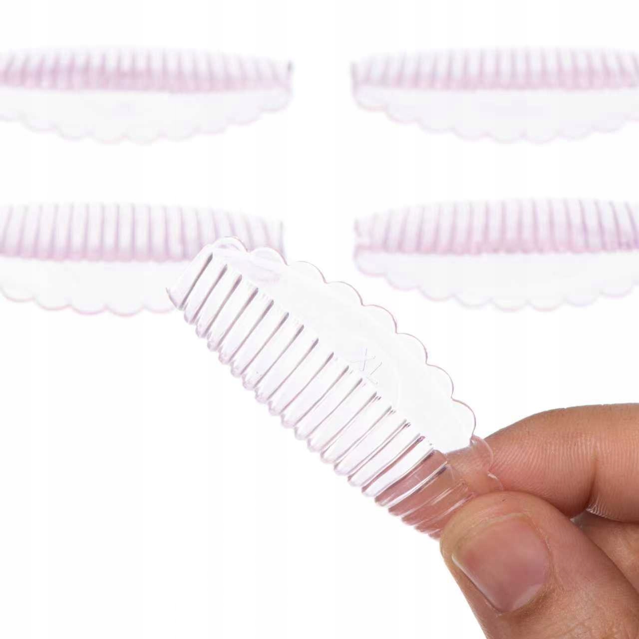 Silikonowe wałeczki wałki do liftingu rzęs ProjectLashes Pink Shells 4 pary