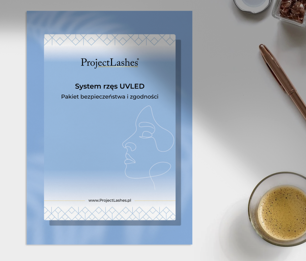Karta klienta do przedłużania rzęs UV Lash System Safety Pack + RODO