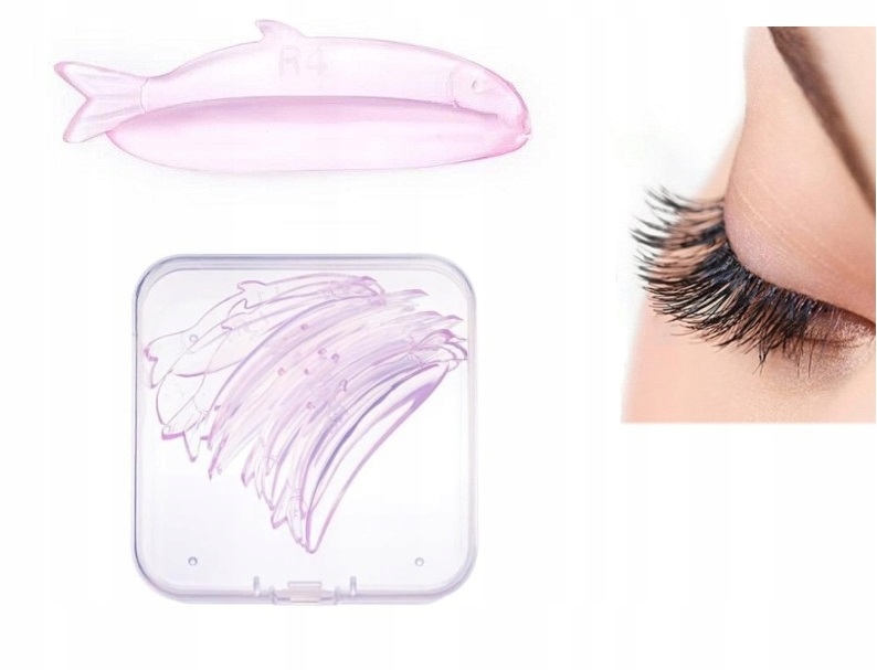 Silikonowe wałeczki wałki do liftingu rzęs ProjectLashes Rose Fins 5 par