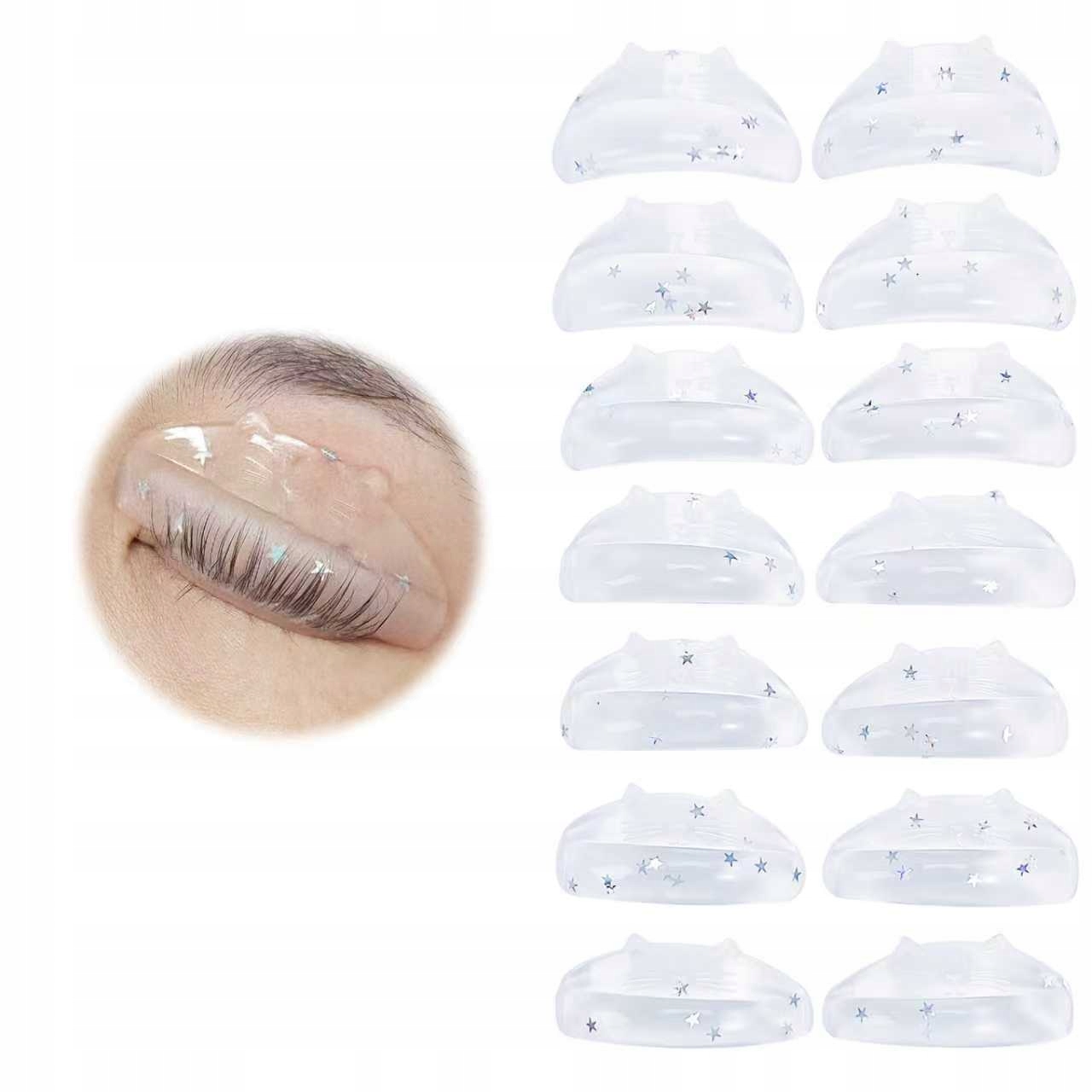 Silikonowe wałeczki wałki do liftingu rzęs ProjectLashes Starry Heaven 7par
