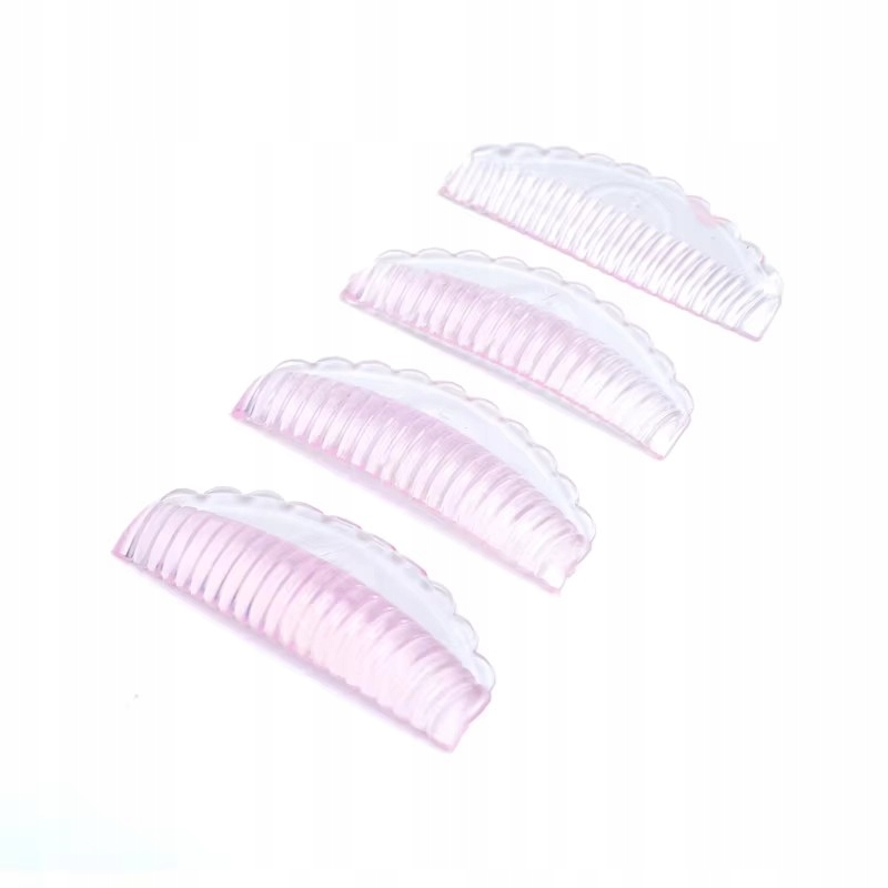 Silikonowe wałeczki wałki do liftingu rzęs ProjectLashes Pink Shells 4 pary