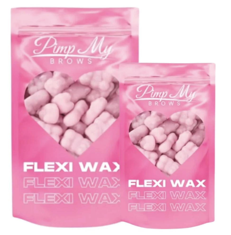 Flexi Wax elastyczny twardy wosk różowa perła Pimp My Brows 100g