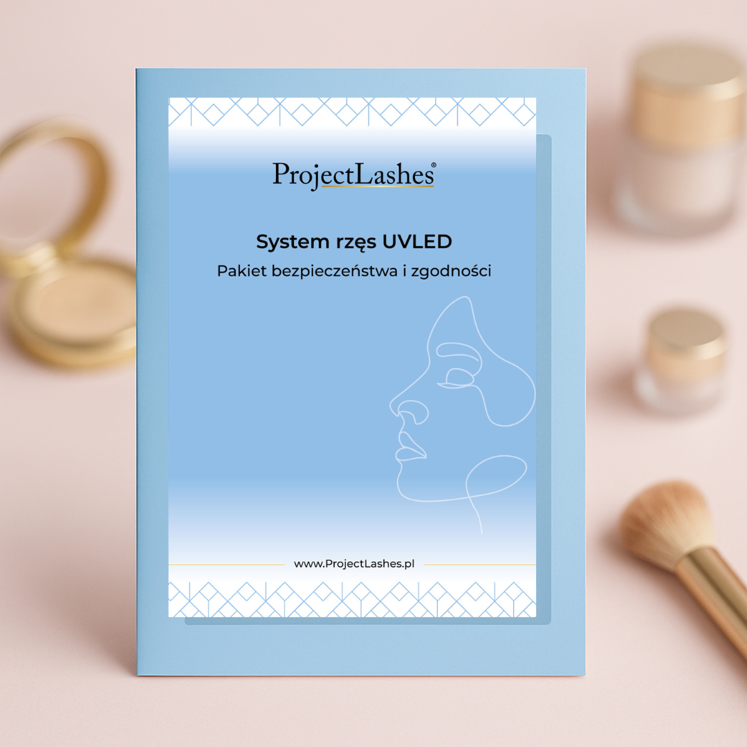 Karta klienta do przedłużania rzęs UV Lash System Safety Pack + RODO