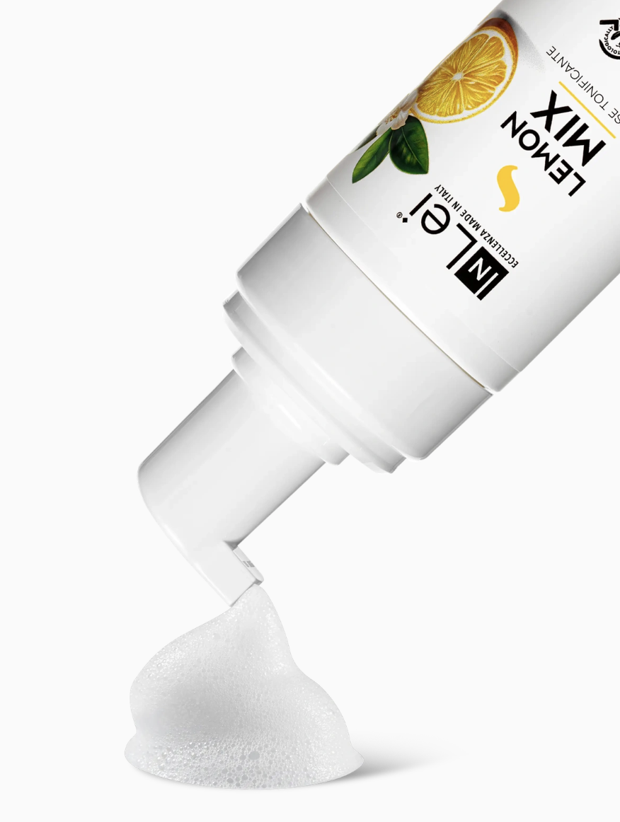 Inlei Mousse LEMON MIX delikatna pianka szampon do mycia i demakijażu 100ml