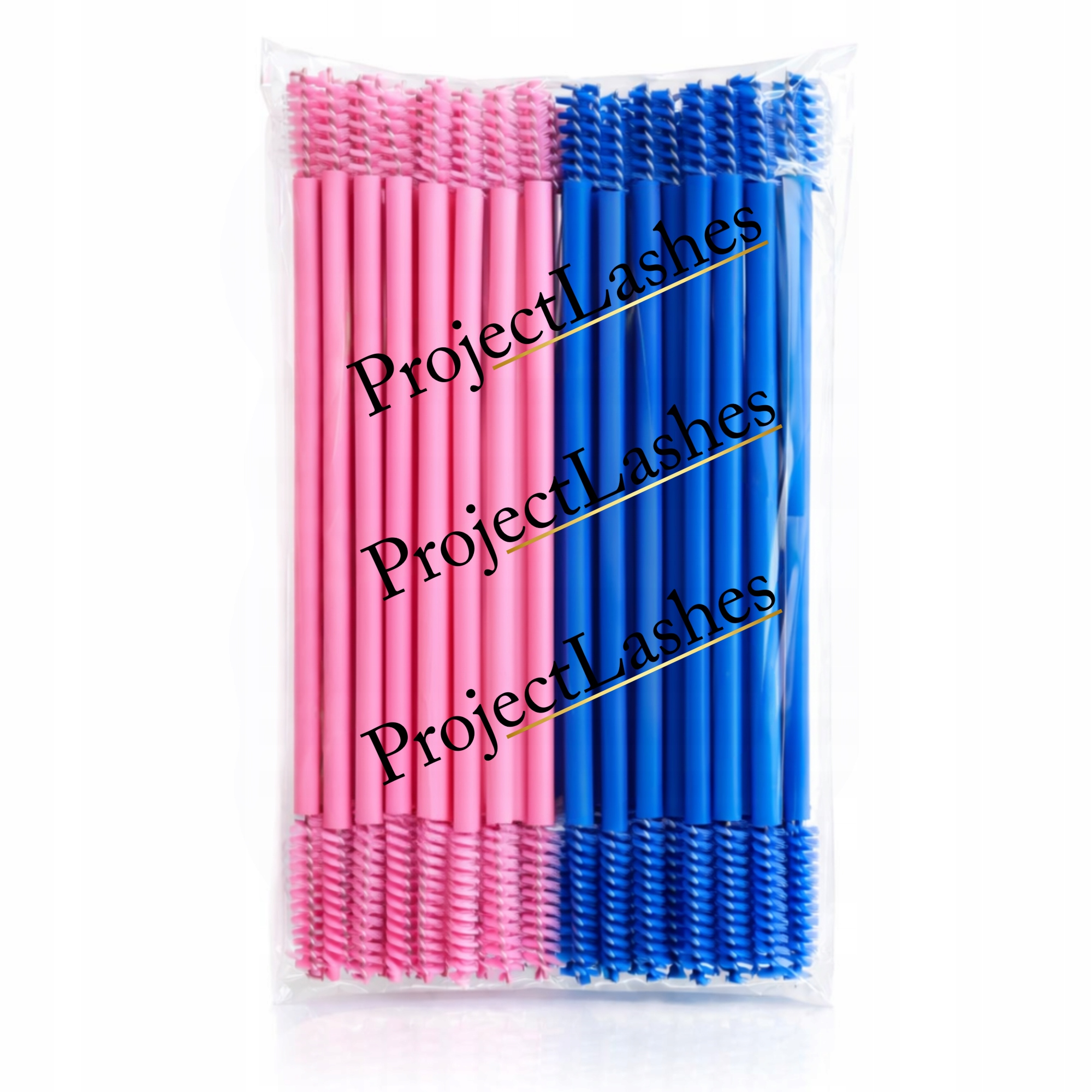 SZCZOTECZKA Pro szczoteczki do rzęs i brwi podwójne 50 szt ProjectLashes