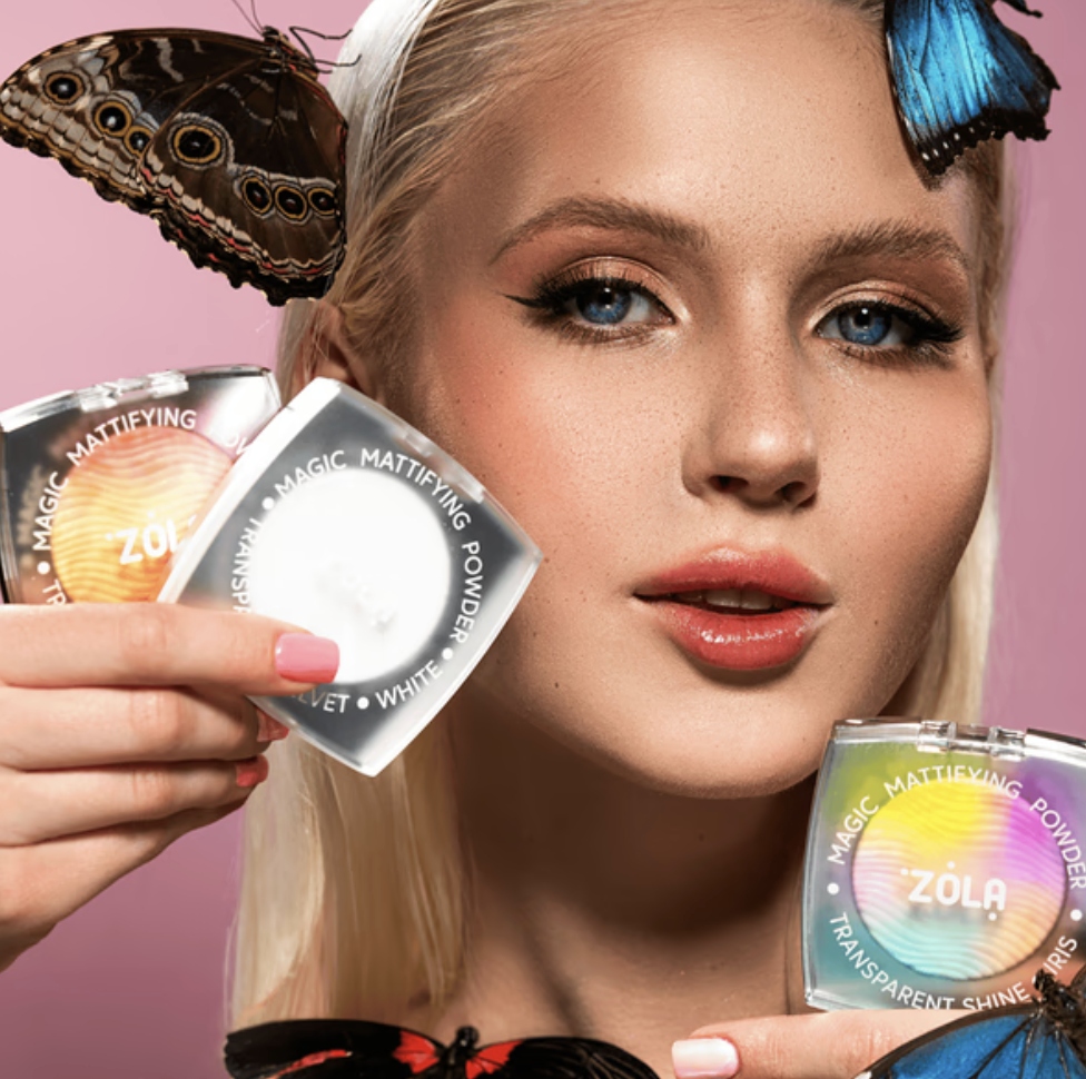 ZOLA Magic Mattifying Powder Puder do makijażu Matujący WHITE 5 g