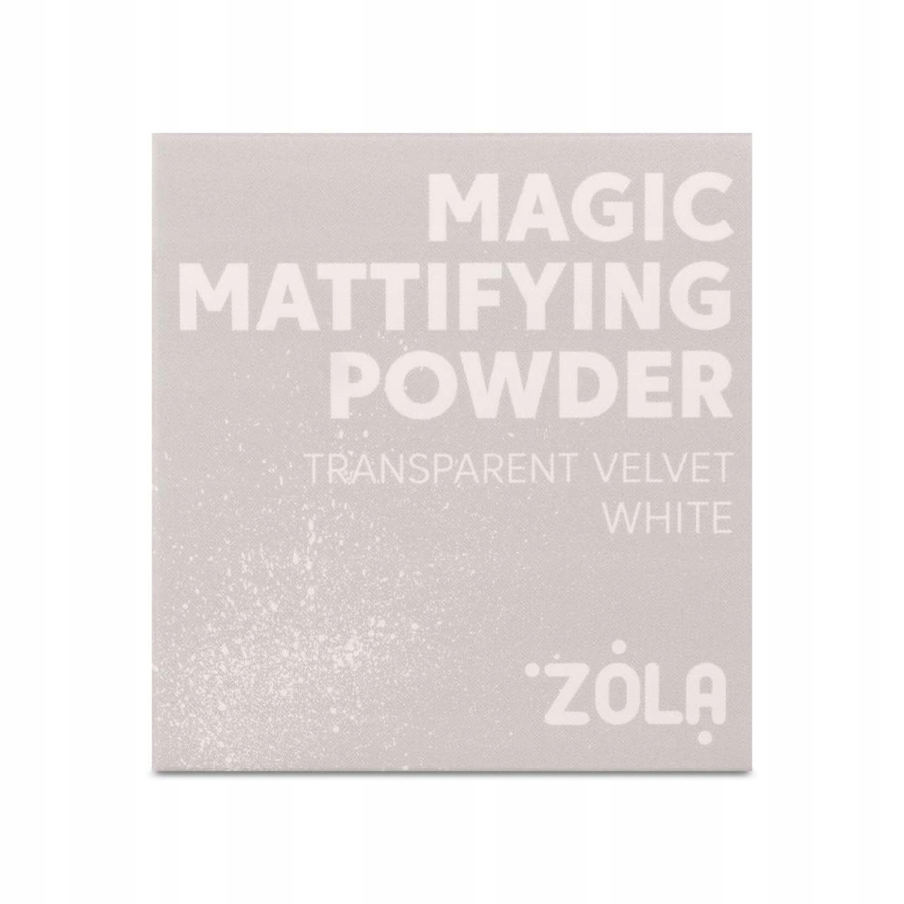 ZOLA Magic Mattifying Powder Puder do makijażu Matujący WHITE 5 g