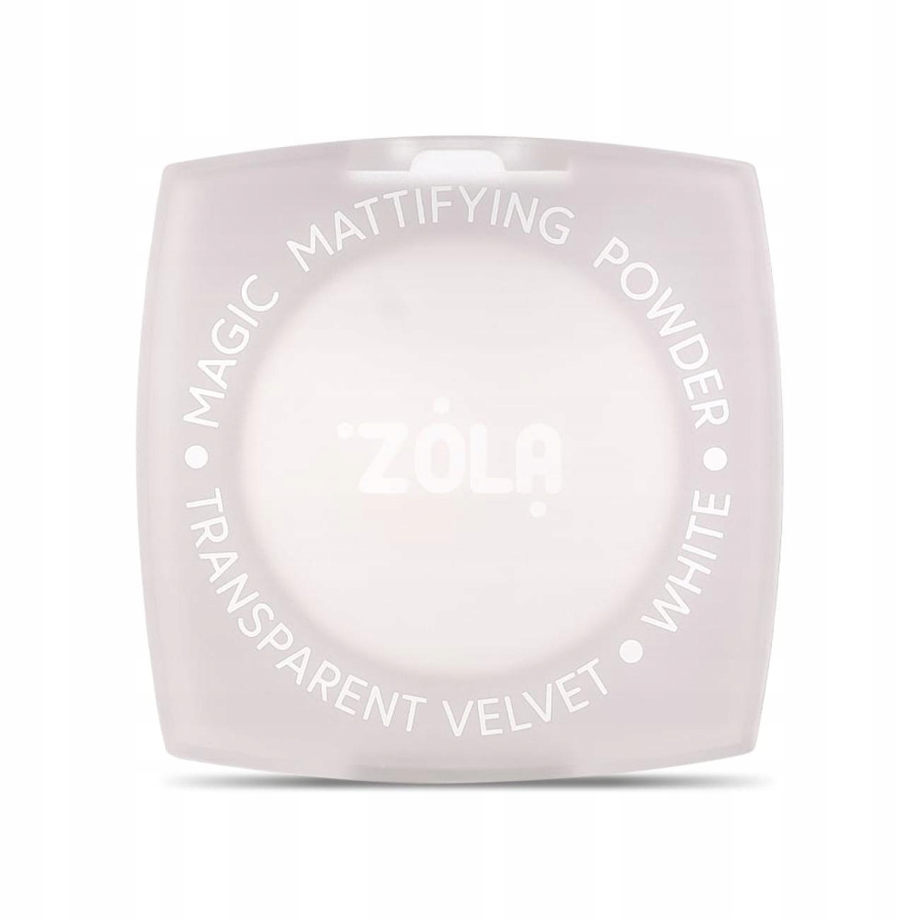 ZOLA Magic Mattifying Powder Puder do makijażu Matujący WHITE 5 g
