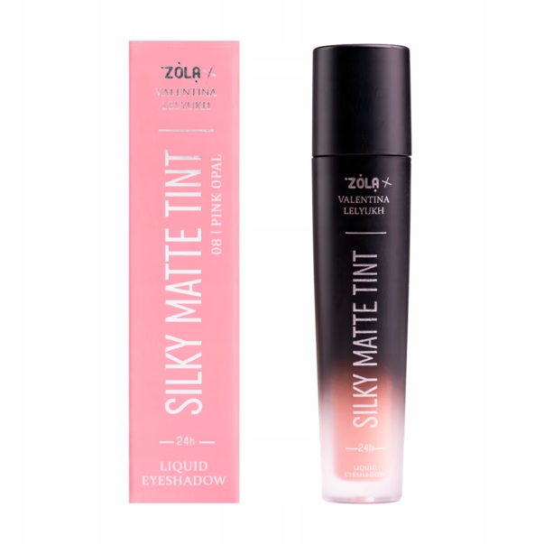 ZOLA Silky Matte Tint Płynne Cienie cień do Powiek 08 Pink Opal 5 ml