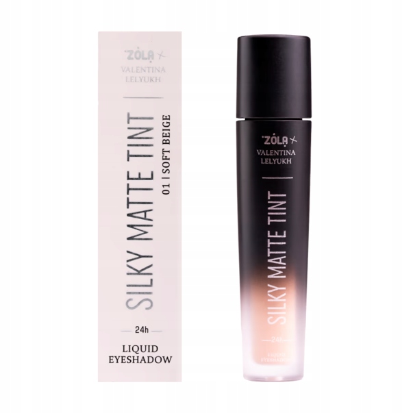ZOLA Silky Matte Tint Płynne Cienie cień do Powiek 01 Soft Beige 5 ml