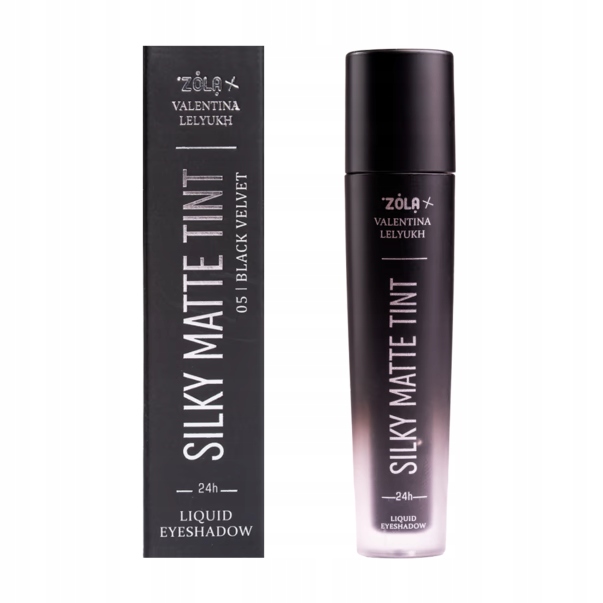 ZOLA Silky Matte Tint Płynne Cienie cień do Powiek 05 Black Velvet 5 ml