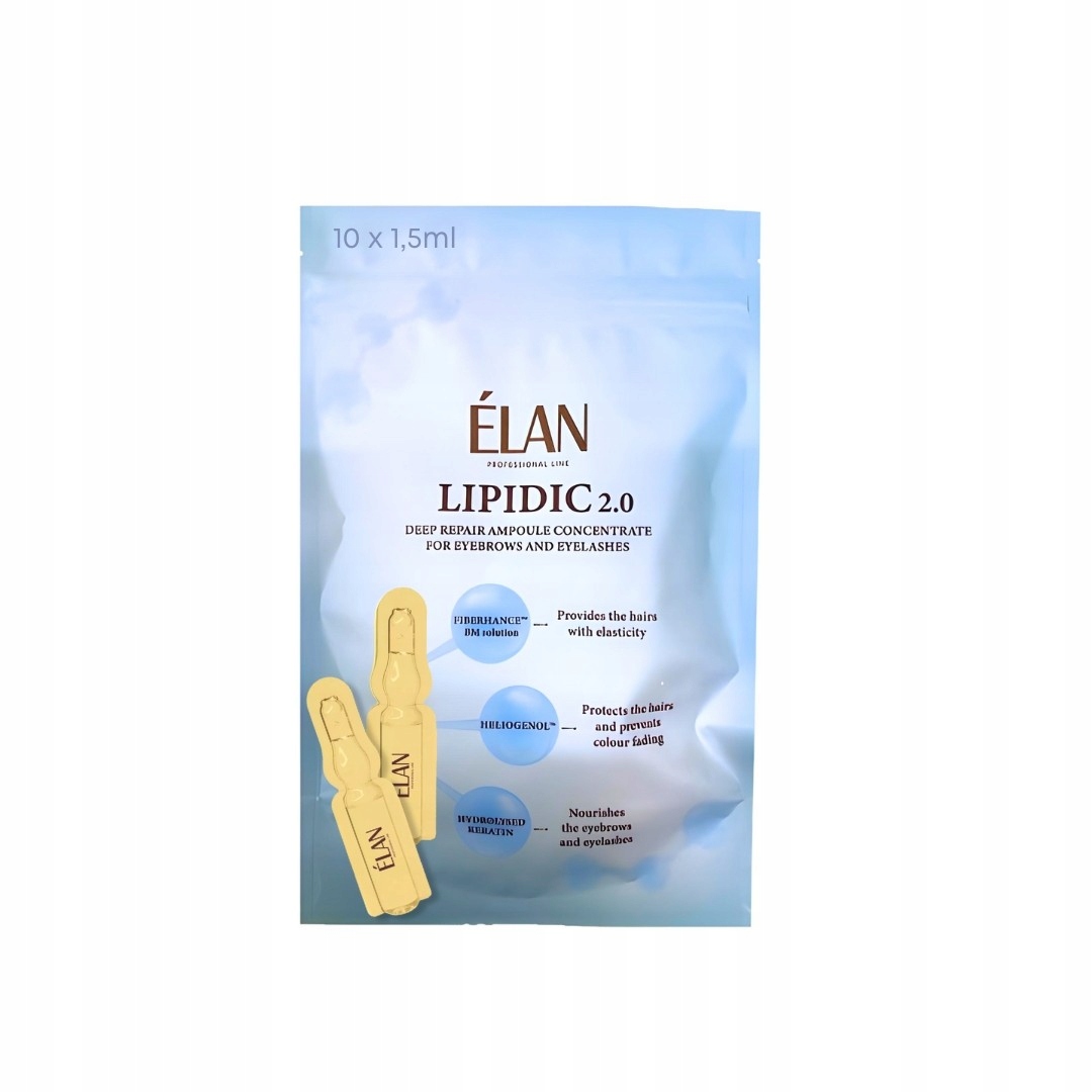 ELAN LIPIDIC 2.0: Deep Repair koncentrat do brwi i rzęs 10 ampułek po 1,5ml
