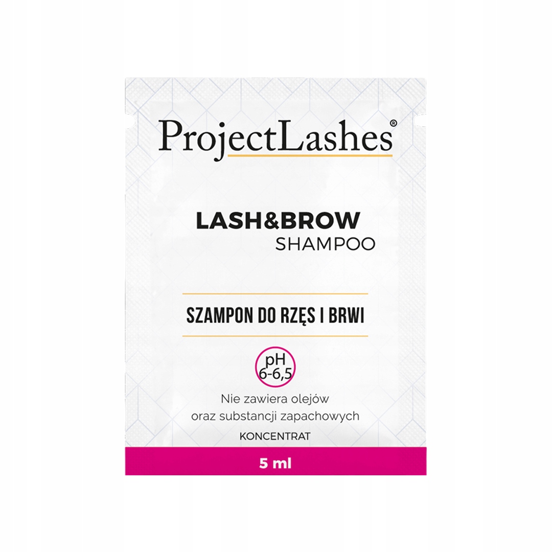 SZAMPON DO RZĘS ProjectLashes KONCENTRAT 5 ml niskie 6,5pH